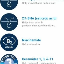 CeraVe Acne Control Gel AHA/BHA Acne Gel, Salicylic Acid Acne Treatment -Givenchy-winkel 550x682