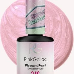 Pink Gellac | Pleasant Pearl - Gellak - Vegan - Roze - Parel Finish - 15 Ml