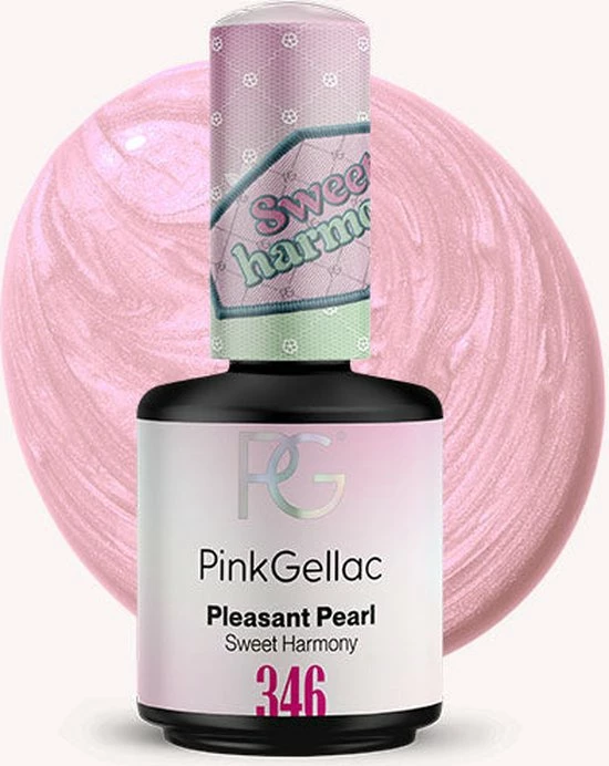 Pink Gellac | Pleasant Pearl - Gellak - Vegan - Roze - Parel Finish - 15 Ml 1 Pink Gellac | Pleasant Pearl - Gellak - Vegan - Roze - Parel Finish - 15 Ml