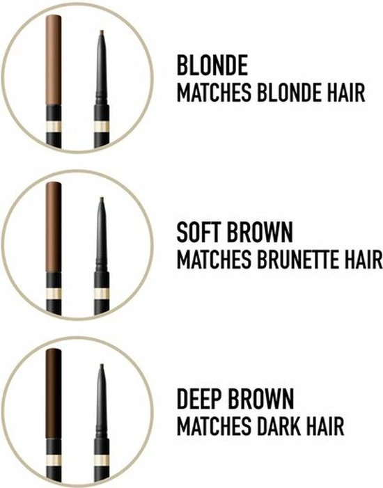 Max Factor Brow Shaper Wenkbrauwpotlood - 20 Brown 12 Max Factor Brow Shaper Wenkbrauwpotlood - 20 Brown - Afbeelding 12