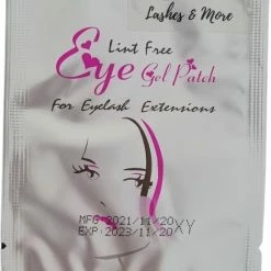 Merkloos EyePads - 100 Stuks - Oogkussens - Wimperextensions - Make Up - Gel Pads - Wimper Sticker - Lashes - Groot - 50 Paar