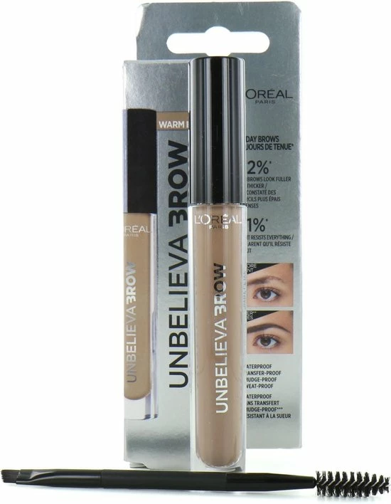 L?Or?al Paris L Or Al Paris Unbelieva Brow Wenkbrauwgel - 103 Warm Blonde - Blond - Waterproof - 3.4 Ml 1 L?Or?al Paris L Or Al Paris Unbelieva Brow Wenkbrauwgel - 103 Warm Blonde - Blond - Waterproof - 3.4 Ml