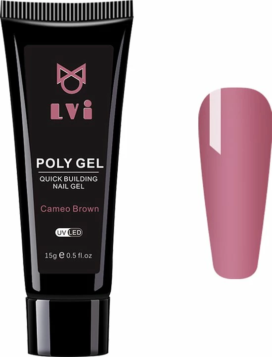 Elvi Polygel Starterskit - Complete Set Inc. USB UV/Led Mini Lamp-Nagelverlenging- Polygel 6 X 15g Perfecte Kleuren Roze - Polyacryl UV Nagellak-Quick Extension Temperature Color Changing UV Gel Pink 16 Elvi Polygel Starterskit - Complete Set Inc. USB UV/Led Mini Lamp-Nagelverlenging- Polygel 6 X 15g Perfecte Kleuren Roze - Polyacryl UV Nagellak-Quick Extension Temperature Color Changing UV Gel Pink - Afbeelding 16