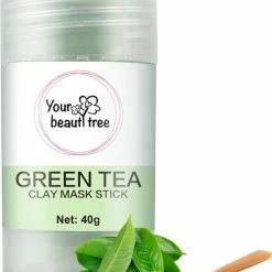 YourBeautyTree Your Beauty Tree Groene Thee Detox Masker Stick - Green Mask Stick - Huidverzorging - Gezichtsmasker - Natuurlijke Producten - Verzorgend - Verkoelend - Hydraterend - Black Head Verwijderen - Mee-eters - Verzachtend