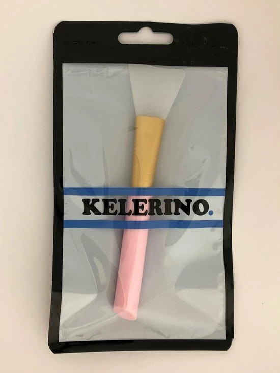 KELERINO. Siliconen Maskerkwast - Paraffine Kwast - Roze 5 KELERINO. Siliconen Maskerkwast - Paraffine Kwast - Roze - Afbeelding 5