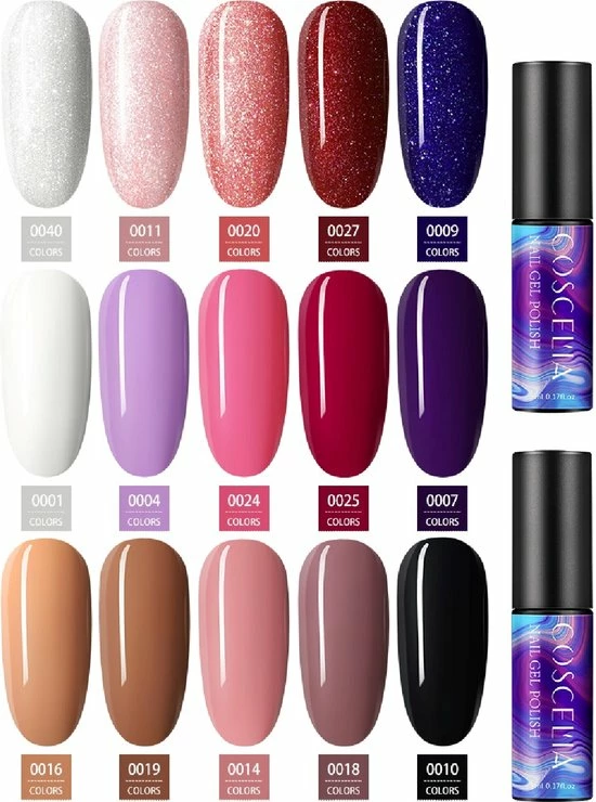 Royala M4X. - Gellak Starterspakket 15 Kleuren - Topcoat Basecoat - Gelpolish Set - Gellak - Gellak Set - UV LED Lamp 36W - Manicure - Nagellak - Nail Art - 15 Kleuren Gel Polish - Nagellakset - Gellakset 12 Royala M4X. - Gellak Starterspakket 15 Kleuren - Topcoat Basecoat - Gelpolish Set - Gellak - Gellak Set - UV LED Lamp 36W - Manicure - Nagellak - Nail Art - 15 Kleuren Gel Polish - Nagellakset - Gellakset - Afbeelding 12