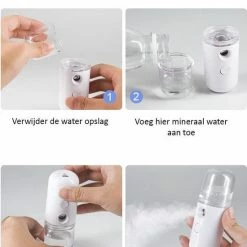 Merkloos Femmezz Gezichtsstomer - Gezichtssauna - Gezichtsreiniger - Blackhead Remover - Mee-eters Verwijderen -Givenchy-winkel 550x754