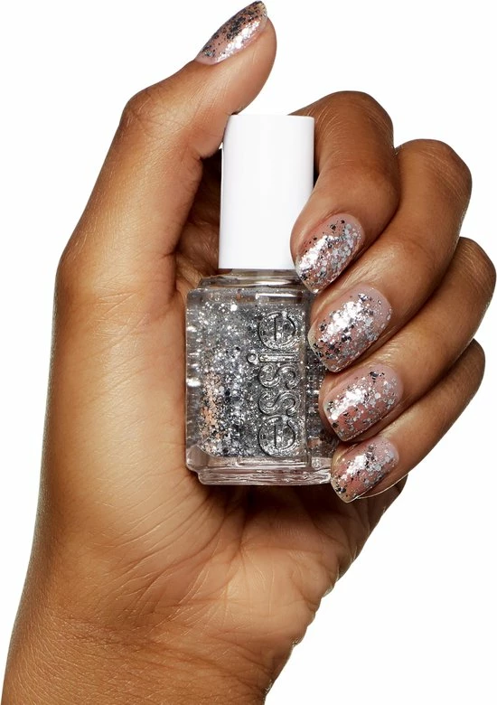 Essie 278 Set In Stones - Zilver Glitter - Nagellak 5 Essie 278 Set In Stones - Zilver Glitter - Nagellak - Afbeelding 5