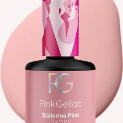 Pink Gellac | Ballerina Pink - Gellak - Vegan - Roze - Parel Finish - 15 Ml