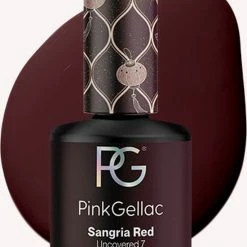 Pink Gellac | Sangria Red - Gellak - Vegan - Donkerrood - Creamy Finish - 15 Ml