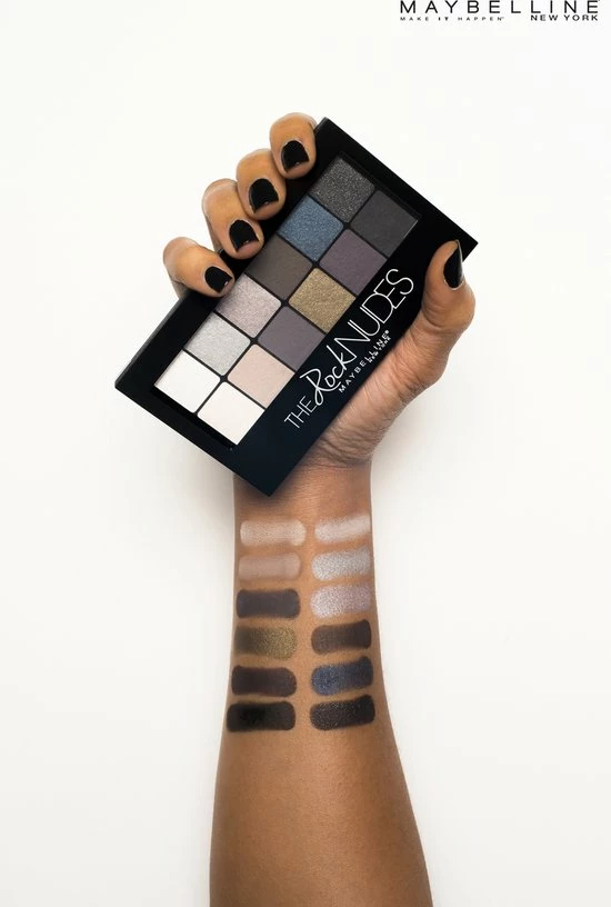Maybelline The Rock Nudes Oogschaduwpallet- 12 Rock Nudes Blauw Tinten 6 Maybelline The Rock Nudes Oogschaduwpallet- 12 Rock Nudes Blauw Tinten - Afbeelding 6