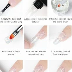 Elvi Polygel Starterskit - Complete Set Inc. USB UV/Led Mini Lamp-Nagelverlenging- Polygel 6 X 15g Perfecte Kleuren Roze - Polyacryl UV Nagellak-Quick Extension Temperature Color Changing UV Gel Pink 33 Elvi Polygel Starterskit - Complete Set Inc. USB UV/Led Mini Lamp-Nagelverlenging- Polygel 6 X 15g Perfecte Kleuren Roze - Polyacryl UV Nagellak-Quick Extension Temperature Color Changing UV Gel Pink -Givenchy-winkel 550x822