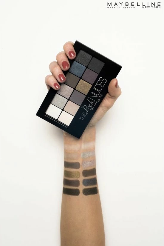 Maybelline The Rock Nudes Oogschaduwpallet- 12 Rock Nudes Blauw Tinten 4 Maybelline The Rock Nudes Oogschaduwpallet- 12 Rock Nudes Blauw Tinten - Afbeelding 4