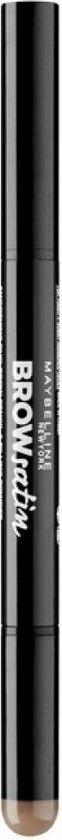 Maybelline Brow Satin Duo - 02 Medium Brown - Bruin - Wenkbrauwpotlood En Poeder 1 Maybelline Brow Satin Duo - 02 Medium Brown - Bruin - Wenkbrauwpotlood En Poeder